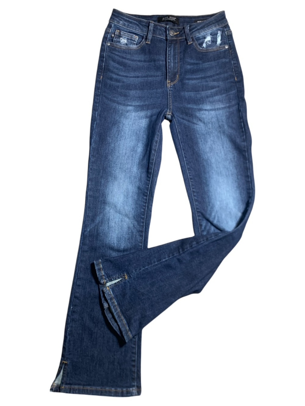Judy Blue Bootcut Jeans Dark Wash Size 3/26 Baby Boot Straight Leg Classic NWOT